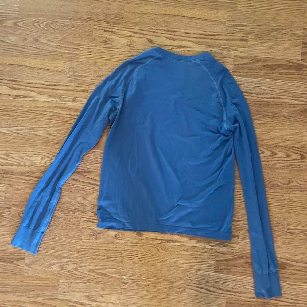 Move Theology Blue long sleeve shirt size large